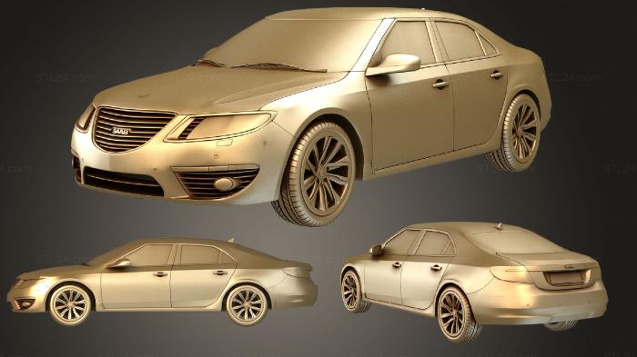Автомобили и транспорт (Saab 95 2010, CARS_3383) 3D модель для ЧПУ станка